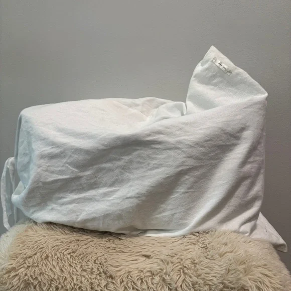 The Row XL Idaho Tote Being Canvas Leather Trim W1592 W253 + Pouch - Picture 12 of 16